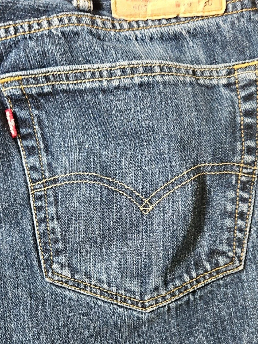 Levi's 505 Jeans W40 L30 Classic Blue Men's Denim Jeans